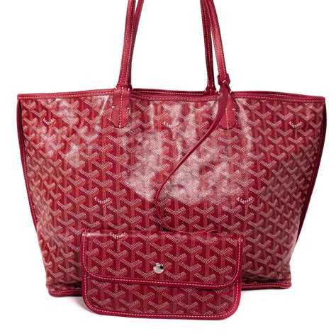 goyard red tote ebay|goyard st louis tote bag.